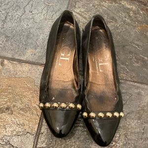 AGL Patent Cap Toe Flat